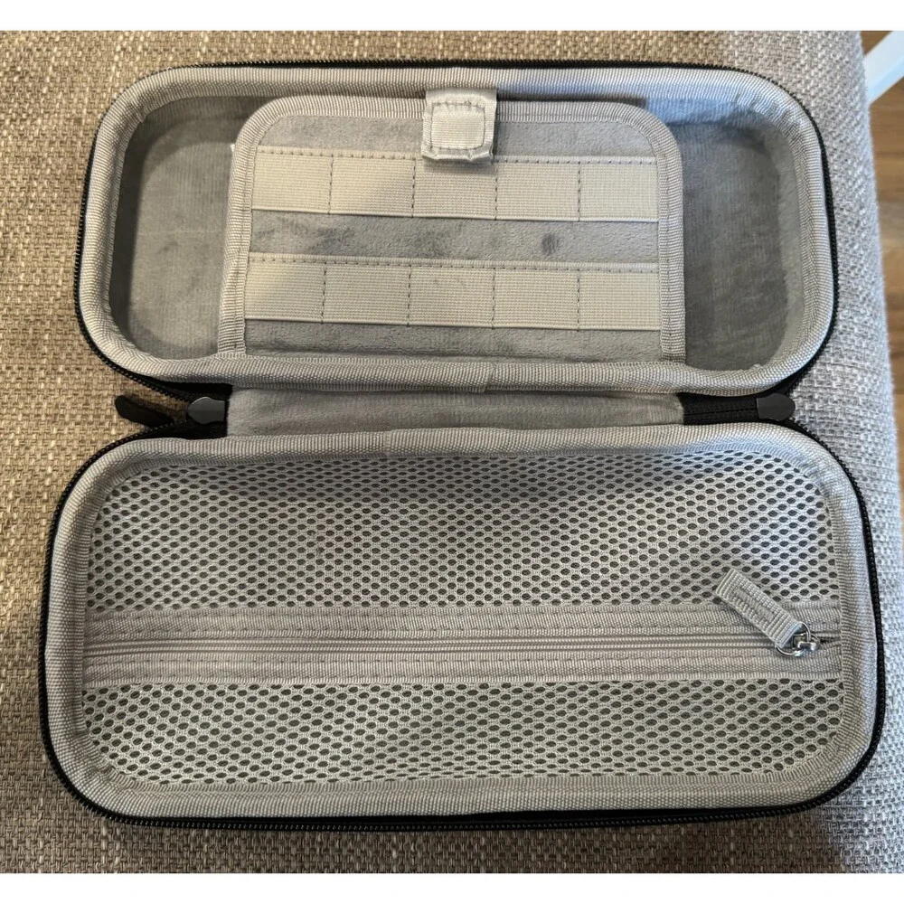 Professional Barber Clipper Case – Hard EVA Shell Oxford Fabric Travel Pink New